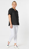 Linen Shirt Short Sleeve Tiffany, More Colours