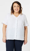 Linen Shirt Short Sleeve Tiffany, More Colours