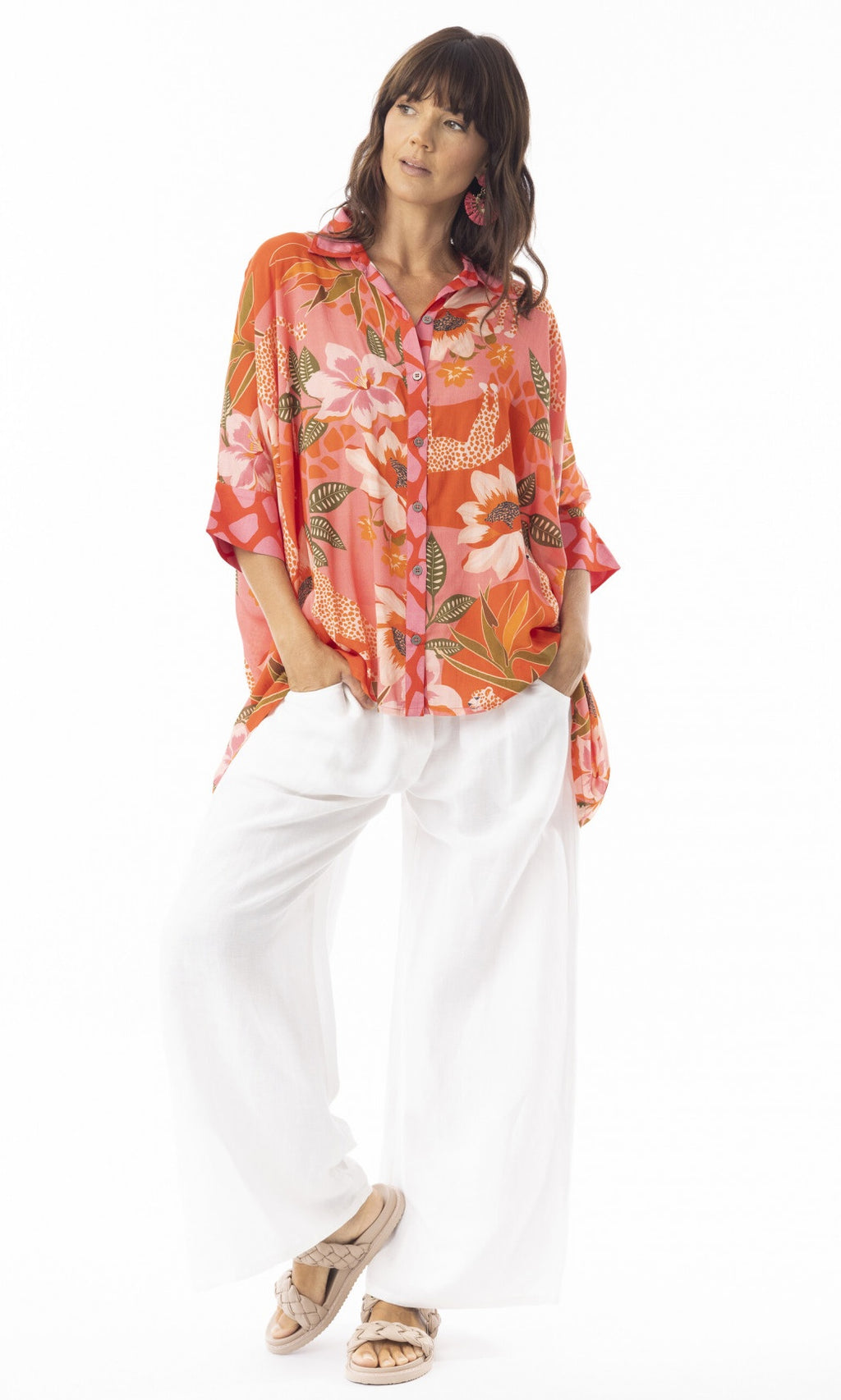 Rayon Oversize Top Aria
