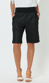 Linen Short Jordan Black