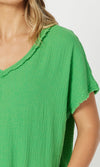 Cotton V Neck Top Byron, More Colours