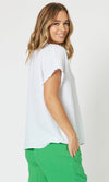 Cotton V Neck Top Byron, More Colours