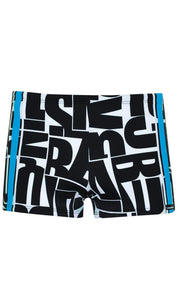 Sport Trunks Typographic Tide, Special Order S - XL