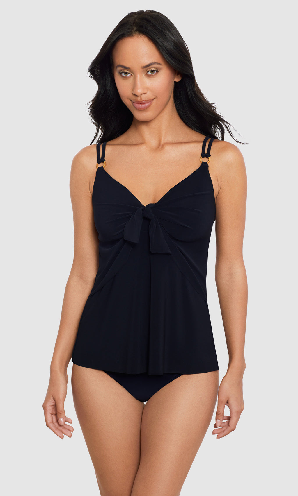Obi One Black Akikio Tankini Top, Fits A Cup to C Cup