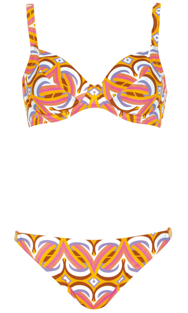 Bikini Set 70's Vibe, Special Order B Cup to H Cup