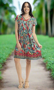 Crinkle Cotton Easy Fit Dress Rio