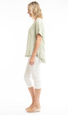 Rayon/Linen Top Frill Essentials, More Colours