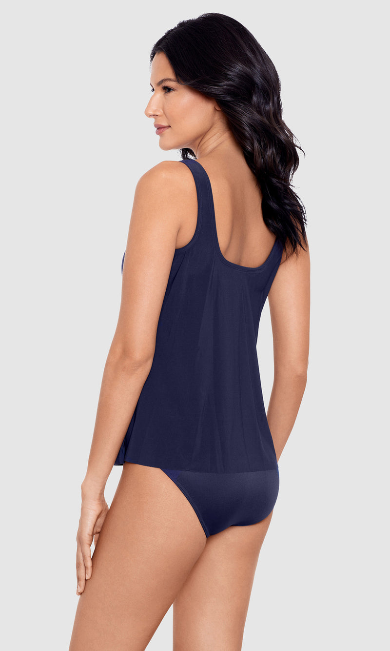 Illusionists Ursula Midnight DD Tankini Top, Fits D Cup to EE Cup