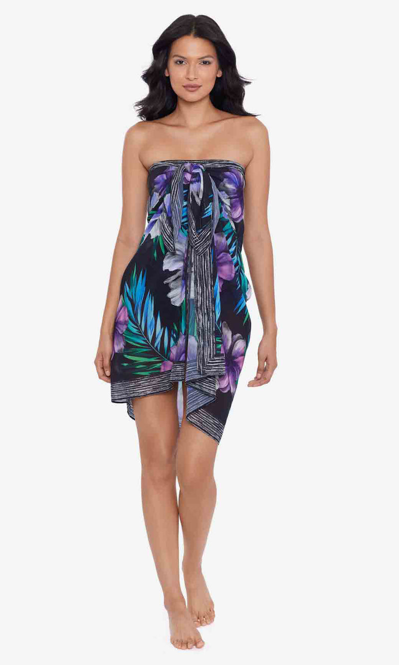 Flora Aura Scarf Pareo Swim Cover Up
