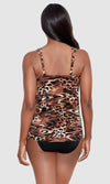 Ocicat Dazzle Underwired Draped Tankini Top, Fits A Cup to C Cup