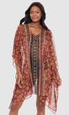 Zwina Sheer Beach Cover Up Caftan