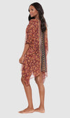 Zwina Sheer Beach Cover Up Caftan