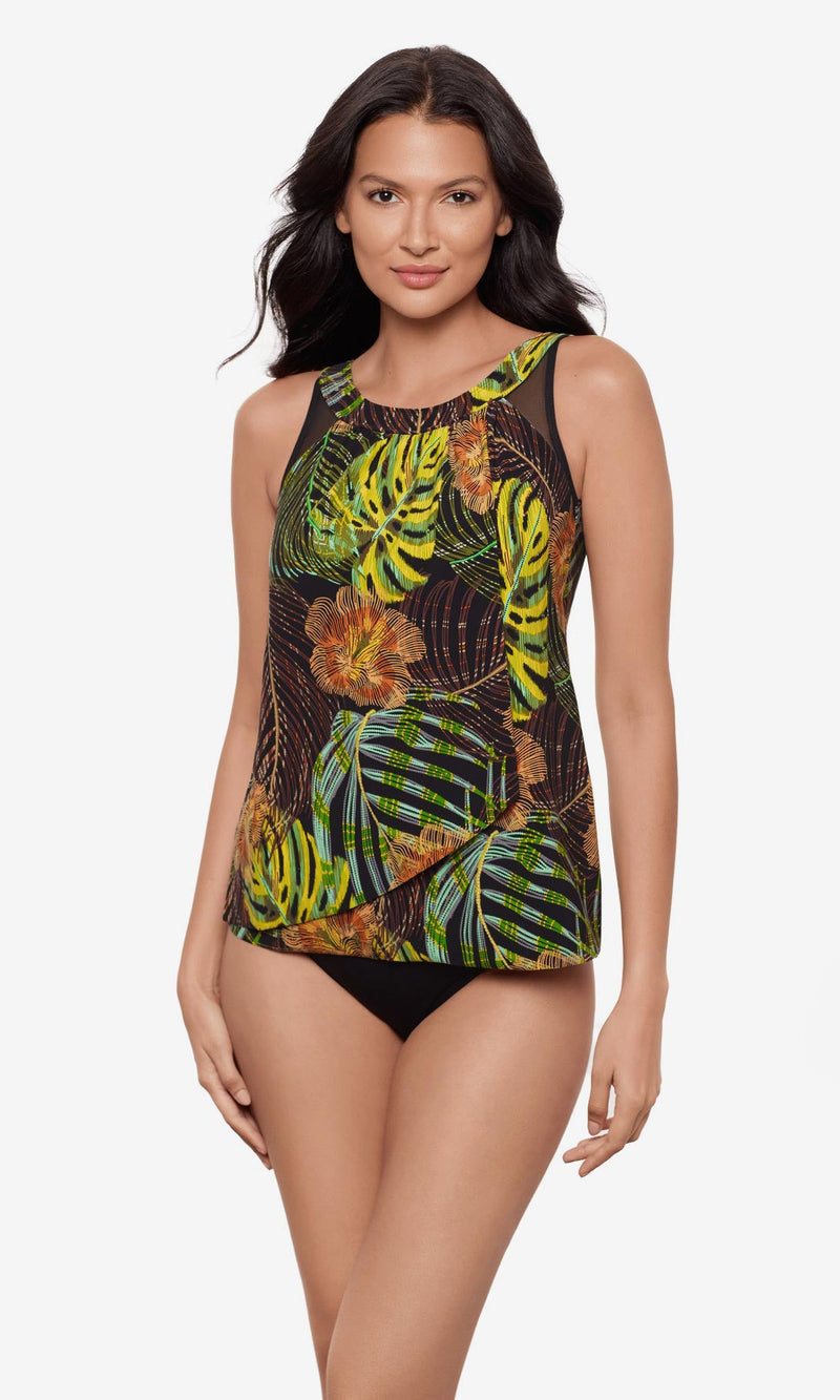 Ursula Tankini Top in Sunset Islet, Fits A Cup to C Cup