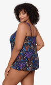 Tapiz Dazzle Plus Tankini Top, Fits C Cup to DD Cup