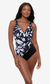 Oceanus One Piece in Fiore Di Luna, Fits A Cup to D Cup