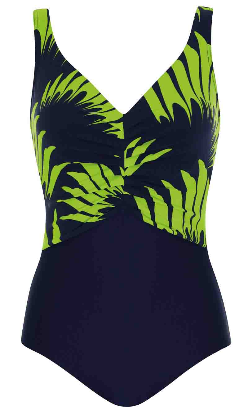 Full Piece Shapewear Tropical Tempest, Special Order B Cup to E Cup