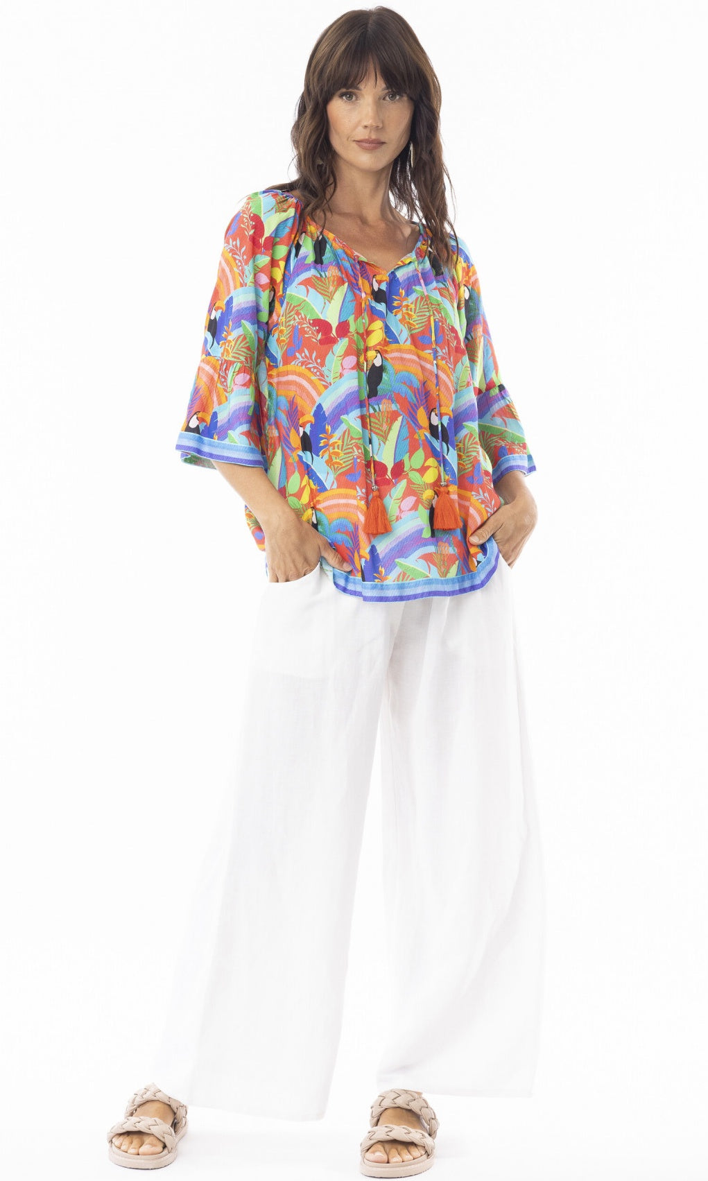 Rayon Bianca Top