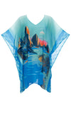 Poncho Ethereal Shores, Special Order S - 3XL
