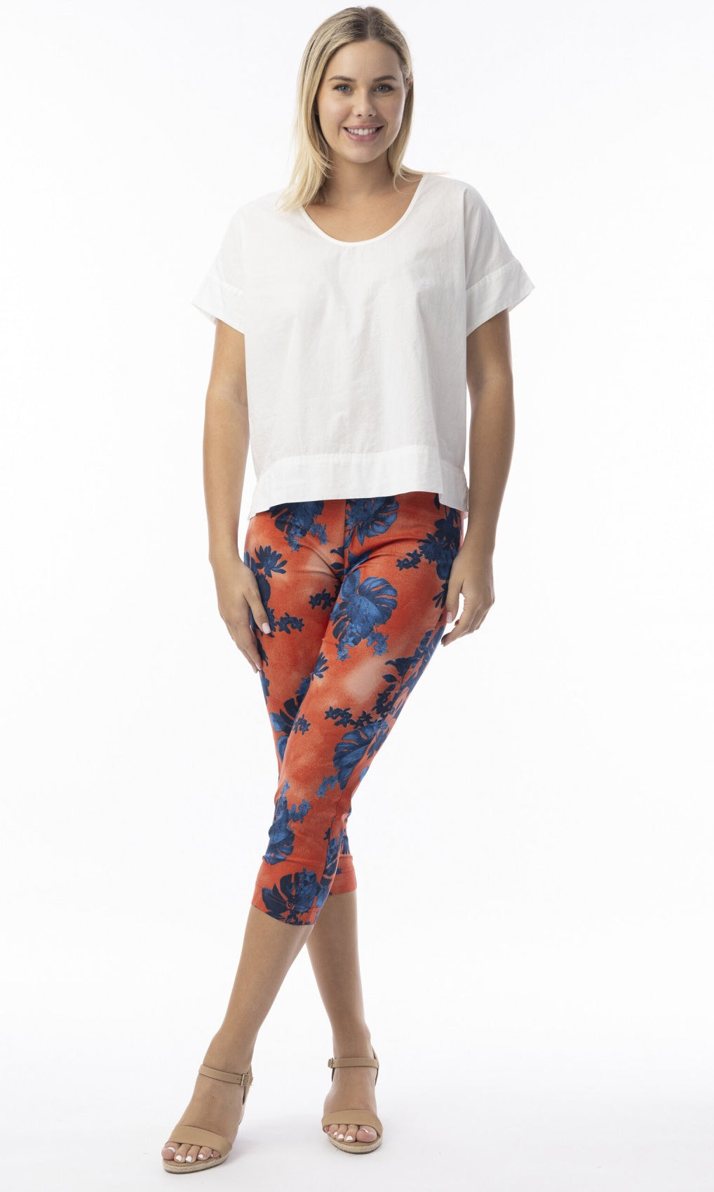 Cotton Pant Bangalene Arashi Coral