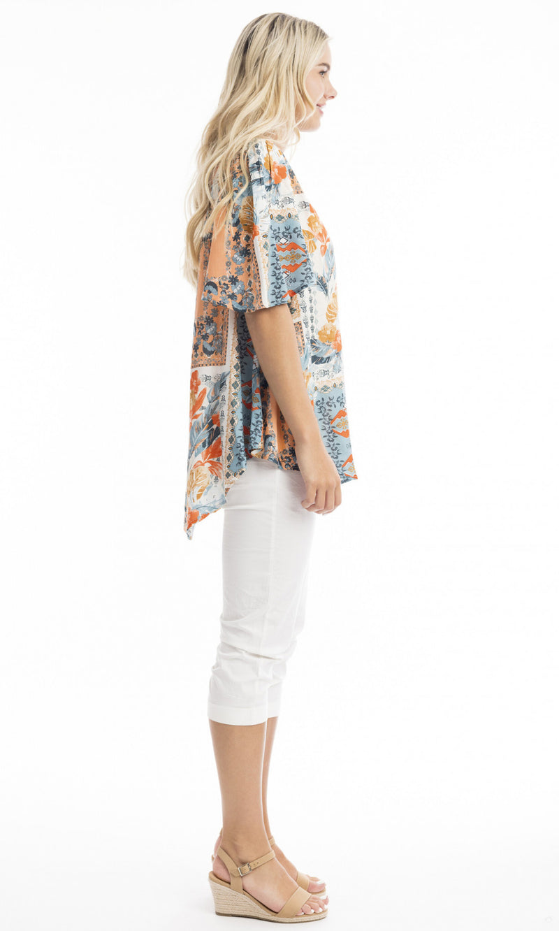 Rayon Oversized Top Kauai