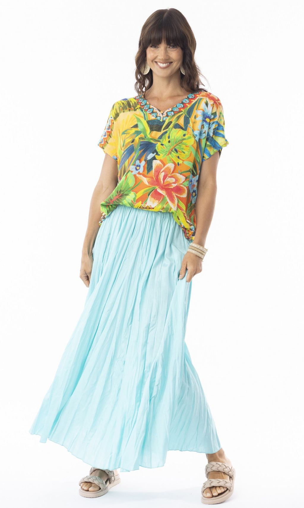 Rayon Top Short Sleeve Georgia