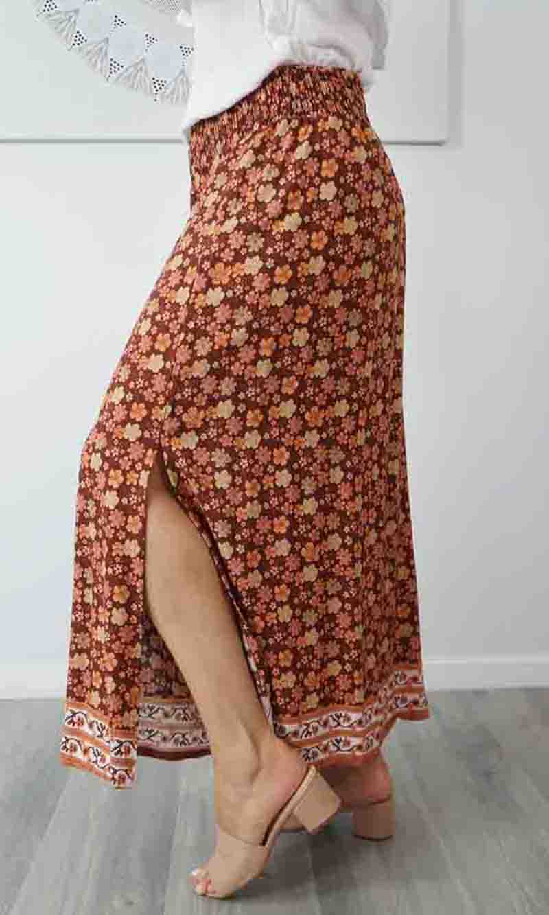 Rayon Skirt Amber Dahlia, More Colours