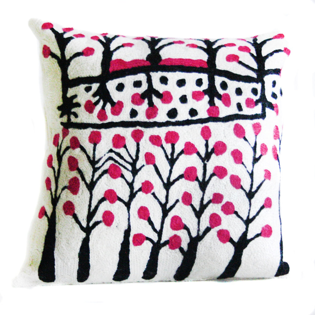 Aboriginal Art Cushion Cover by Rosie Nangala Flemming