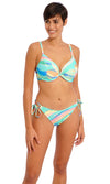 Summer Reef Aqua UW Plunge Bikini Top, Special Order D Cup to G Cup