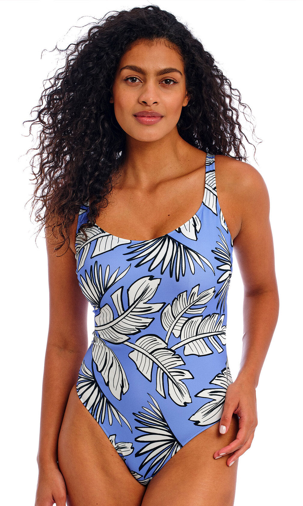 Mali Beach Cornflower UW Swimsuit, Special Order D Cup to GG Cup