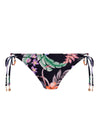 Kamala Bay Midnight Tie Side Bikini Brief, Special Order XS - 2XL