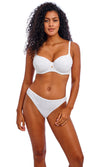 Nomad Nights White UW Sweetheart Bikini Top, Special Order D Cup to HH Cup