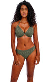 Nomad Nights Sage UW Halter Bikini Top, Special Order D Cup to FF Cup