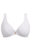 Nomad Nights White UW High Apex Bikini Top, Special Order D Cup to J Cup