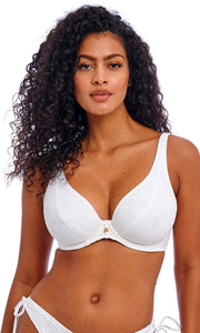 Nomad Nights White UW High Apex Bikini Top, Special Order D Cup to J Cup