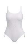 Nomad Nights White UW Swimsuit, Special Order D Cup to G Cup