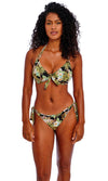 Bahama Shores Black UW Halter Bikini Top, Special Order D Cup to FF Cup