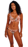 Desert Cat Sunset UW High Apex Bikini Top, Special Order D Cup to J Cup