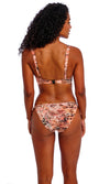 Desert Cat Sunset UW High Apex Bikini Top, Special Order D Cup to J Cup