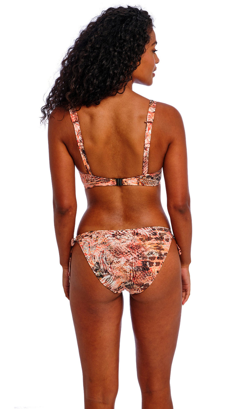 Desert Cat Sunset UW High Apex Bikini Top, Special Order D Cup to J Cup