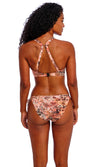 Desert Cat Sunset UW High Apex Bikini Top, Special Order D Cup to J Cup