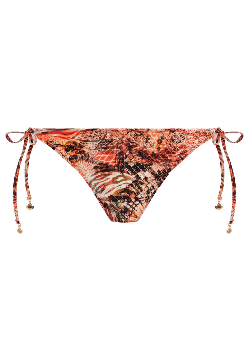 Desert Cat Sunset Tie Side Bikini Brief, Special Order XS - XL