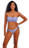 Ocean Breeze Denim UW Bandeau Bikini Top, Special Order D Cup to G Cup