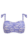Ocean Breeze Denim UW Bandeau Bikini Top, Special Order D Cup to G Cup