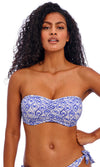 Ocean Breeze Denim UW Bandeau Bikini Top, Special Order D Cup to G Cup