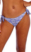 Ocean Breeze Denim Tie Side Bikini Brief, Special Order XS - 2XL