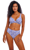 Ocean Breeze Denim High Waist Bikini Brief, Special Order XS - 2XL