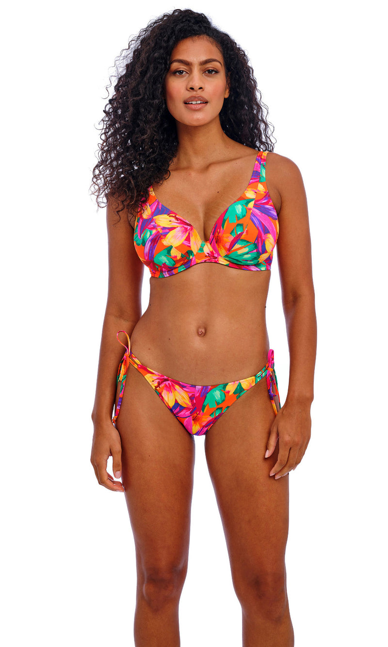 Sun Haze Mandarin Tie Side Bikini Brief, Special Order XS - XL
