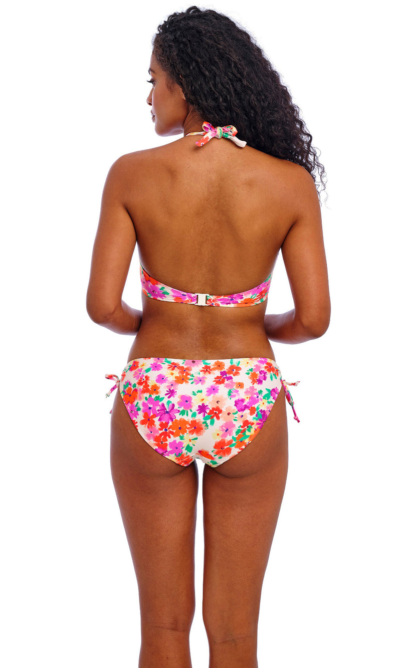 Summer Soul White UW Halter Bikini Top, Special Order D Cup to H Cup