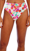 Summer Soul White High Waist Bikini Brief, Special Order XS - 2XL
