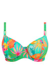 Isla Margarita Jade UW Plunge Bikini Top, Special Order D Cup to HH Cup